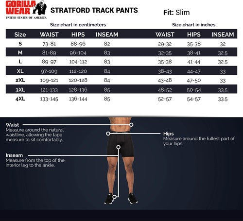 Stratford Track Pants - Schwarz