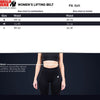 4 Inch Women’s Lifting Belt – Schwarz/Weiß